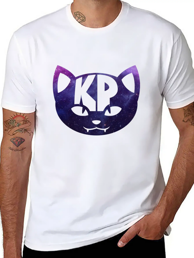 KP Cat Galaxy Kids Hoodie Lightweight Cotton T-Shirt – Daily Comfort Graphic Shirt