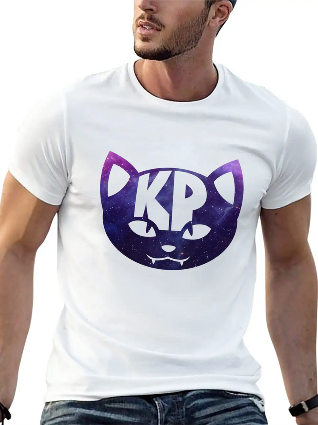 KP Cat Galaxy Kids Hoodie Lightweight Cotton T-Shirt – Daily Comfort Graphic Shirt