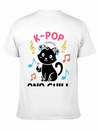Kpop And Chill K Pop Music, Korean Pop Music Lightweight Cotton T-Shirt – Daily Comfort Graphic Shirt