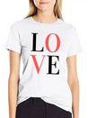 L O V E / L I E B E / A M O U R Lightweight Cotton T-Shirt – Daily Comfort Graphic Shirt