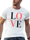 L O V E / L I E B E / A M O U R Lightweight Cotton T-Shirt – Daily Comfort Graphic Shirt