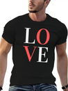 L O V E / L I E B E / A M O U R Lightweight Cotton T-Shirt – Daily Comfort Graphic Shirt