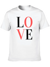 L O V E / L I E B E / A M O U R Lightweight Cotton T-Shirt – Daily Comfort Graphic Shirt