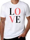 L O V E / L I E B E / A M O U R Lightweight Cotton T-Shirt – Daily Comfort Graphic Shirt