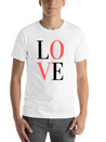 L O V E / L I E B E / A M O U R Lightweight Cotton T-Shirt – Daily Comfort Graphic Shirt