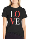 L O V E / L I E B E / A M O U R Lightweight Cotton T-Shirt – Daily Comfort Graphic Shirt