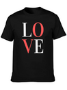 L O V E / L I E B E / A M O U R Lightweight Cotton T-Shirt – Daily Comfort Graphic Shirt