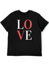 L O V E / L I E B E / A M O U R Lightweight Cotton T-Shirt – Daily Comfort Graphic Shirt