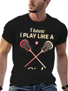 Lacrosse Player Coach Team Goalie Funny Humour Lightweight Cotton T-Shirt – Daily Comfort Graphic Shirt