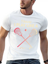 Lacrosse Player Coach Team Goalie Funny Humour Lightweight Cotton T-Shirt – Daily Comfort Graphic Shirt