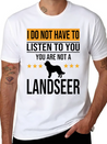 Landseer Dog Dog Lover For Mom And Dad Lightweight Cotton T-Shirt – Daily Comfort Graphic Shirt