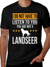 Landseer Dog Dog Lover For Mom And Dad Lightweight Cotton T-Shirt – Daily Comfort Graphic Shirt