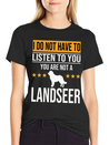 Landseer Dog Dog Lover For Mom And Dad Lightweight Cotton T-Shirt – Daily Comfort Graphic Shirt