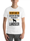 Landseer Dog Dog Lover For Mom And Dad Lightweight Cotton T-Shirt – Daily Comfort Graphic Shirt