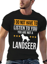 Landseer Dog Dog Lover For Mom And Dad Lightweight Cotton T-Shirt – Daily Comfort Graphic Shirt