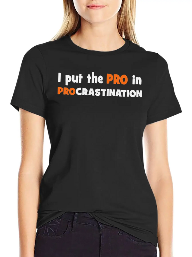 Lazy Lightweight Cotton T-Shirt – Daily Comfort Graphic Shirt