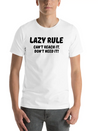 Lazy Rule Lightweight Cotton T-Shirt – Daily Comfort Graphic Shirt