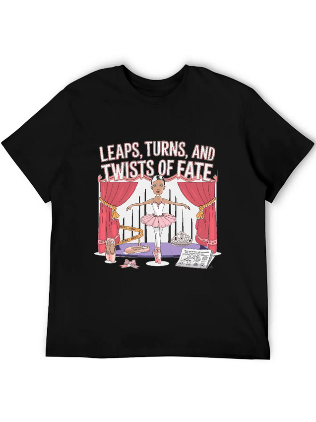 Leaps Turns Twists Of True Fate True Crime Lightweight Cotton T-Shirt – Daily Comfort Graphic Shirt