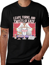 Leaps Turns Twists Of True Fate True Crime Lightweight Cotton T-Shirt – Daily Comfort Graphic Shirt
