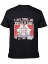 Leaps Turns Twists Of True Fate True Crime Lightweight Cotton T-Shirt – Daily Comfort Graphic Shirt