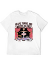 Leaps Turns Twists Of True Fate True Crime Lightweight Cotton T-Shirt – Daily Comfort Graphic Shirt