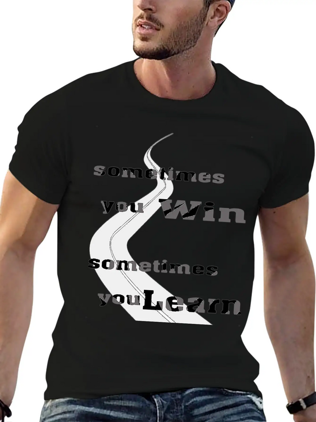 Learn Lightweight Cotton T-Shirt – Daily Comfort Graphic Shirt