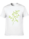 Leaves Lightweight Cotton T-Shirt – Daily Comfort Graphic Shirt