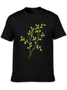 Leaves Lightweight Cotton T-Shirt – Daily Comfort Graphic Shirt
