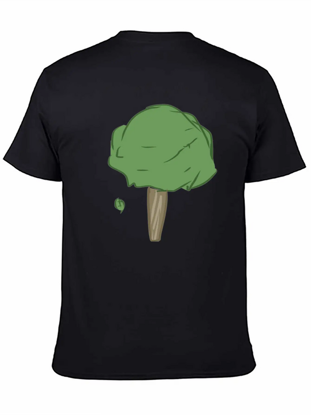 Leaves Tree Leaf Lightweight Cotton T-Shirt – Daily Comfort Graphic Shirt