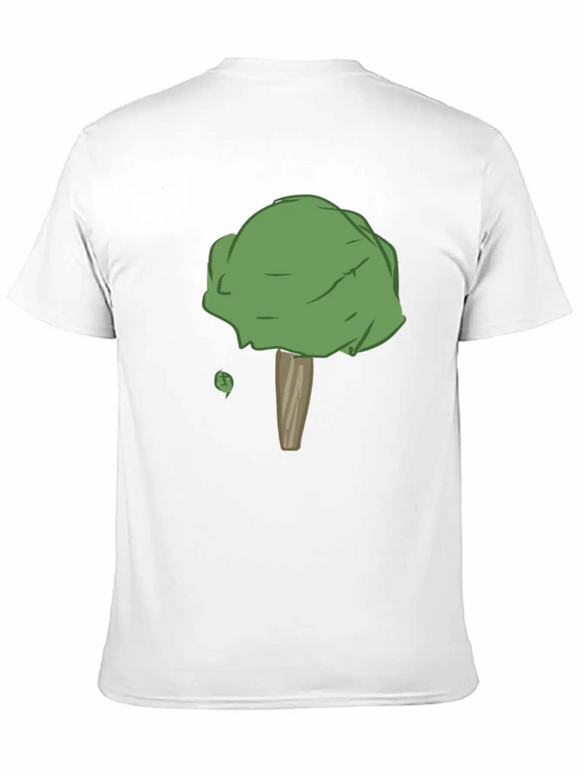 Leaves Tree Leaf Lightweight Cotton T-Shirt – Daily Comfort Graphic Shirt