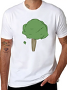 Leaves Tree Leaf Lightweight Cotton T-Shirt – Daily Comfort Graphic Shirt