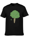 Leaves Tree Leaf Lightweight Cotton T-Shirt – Daily Comfort Graphic Shirt