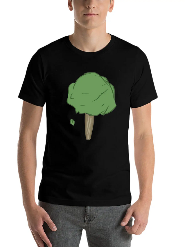 Leaves Tree Leaf Lightweight Cotton T-Shirt – Daily Comfort Graphic Shirt