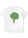 Leaves Tree Leaf Lightweight Cotton T-Shirt – Daily Comfort Graphic Shirt