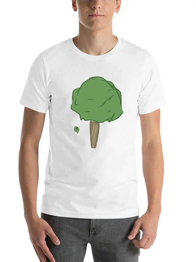 Leaves Tree Leaf Lightweight Cotton T-Shirt – Daily Comfort Graphic Shirt