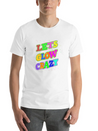 Let's Glow Crazy Lightweight Cotton T-Shirt – Daily Comfort Graphic Shirt
