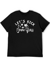 Lets Kick Some Grass - Soccer Mom Gift Lightweight Cotton T-Shirt – Daily Comfort Graphic Shirt