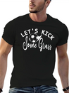 Lets Kick Some Grass - Soccer Mom Gift Lightweight Cotton T-Shirt – Daily Comfort Graphic Shirt