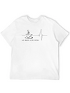 Life Begins After Coffee - Black Lightweight Cotton T-Shirt – Daily Comfort Graphic Shirt
