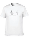 Life Begins After Coffee - Black Lightweight Cotton T-Shirt – Daily Comfort Graphic Shirt