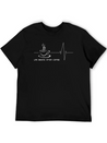 Life Begins After Coffee - Black Lightweight Cotton T-Shirt – Daily Comfort Graphic Shirt
