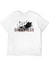 Light Vs Darkness Lightweight Cotton T-Shirt – Daily Comfort Graphic Shirt