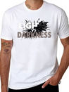 Light Vs Darkness Lightweight Cotton T-Shirt – Daily Comfort Graphic Shirt