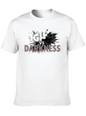 Light Vs Darkness Lightweight Cotton T-Shirt – Daily Comfort Graphic Shirt