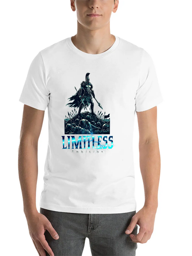 Limitless Ambition Spartan Gladiator Warrior Lightweight Cotton T-Shirt – Daily Comfort Graphic Shirt