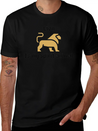 Lion Is My Spirit Animal Lightweight Cotton T-Shirt – Daily Comfort Graphic Shirt