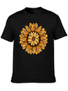 Little Aesthetic Sunflower Lightweight Cotton T-Shirt – Daily Comfort Graphic Shirt