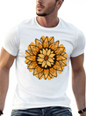 Little Aesthetic Sunflower Lightweight Cotton T-Shirt – Daily Comfort Graphic Shirt