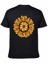 Little Aesthetic Sunflower Lightweight Cotton T-Shirt – Daily Comfort Graphic Shirt