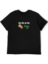 Live Life On The Veg Vegetarian Lightweight Cotton T-Shirt – Daily Comfort Graphic Shirt